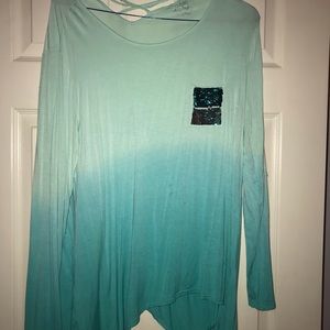 Justice ombré long sleeve